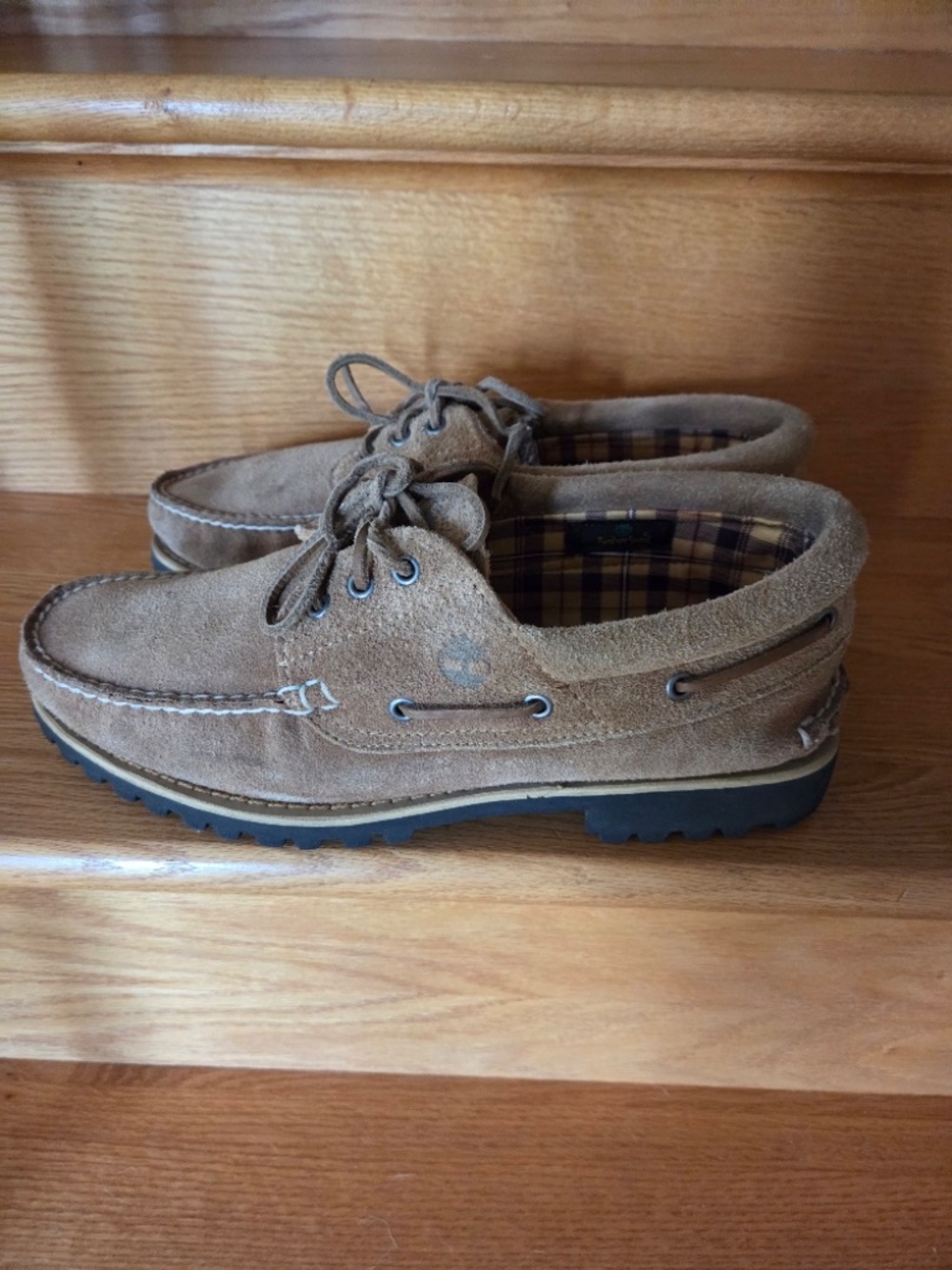 Mens Timberland Brown Suede Shoes Size 11.5